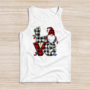 Gnome Christmas Funny Love Christmas Gnomies Xmas Pajama Tank Top