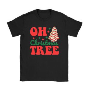Groovy Oh Christmas Tree Cakes Debbie Becky Jen Cake Lovers T-Shirt