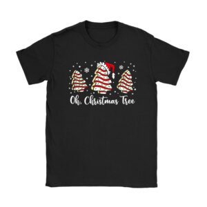 Groovy Oh Christmas Tree Cakes Debbie Becky Jen Cake Lovers T-Shirt