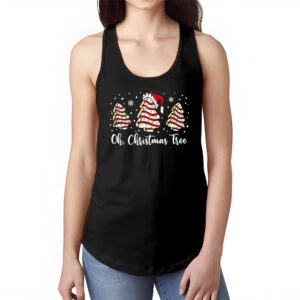 Groovy Oh Christmas Tree Cakes Debbie Becky Jen Cake Lovers Tank Top 1 Groovy Oh Christmas Tree Cakes Debbie Becky Jen Cake Lovers Tank Top 1
