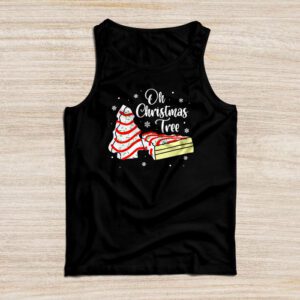 Groovy Oh Christmas Tree Cakes Debbie Becky Jen Cake Lovers Tank Top