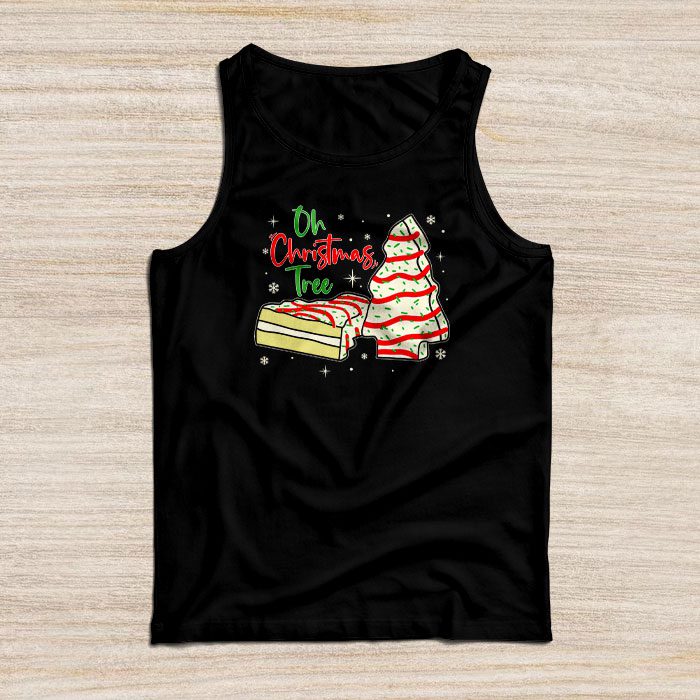 Groovy-Oh-Christmas-Tree-Cakes-Debbie-Becky-Jen-Cake-Lovers-Tank-Top Groovy Oh Christmas Tree Cakes Debbie Becky Jen Cake Lovers Tank Top