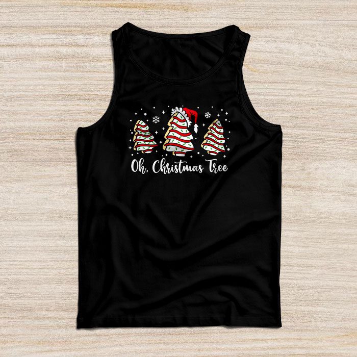 Groovy-Oh-Christmas-Tree-Cakes-Debbie-Becky-Jen-Cake-Lovers-Tank-Top Groovy Oh Christmas Tree Cakes Debbie Becky Jen Cake Lovers Tank Top
