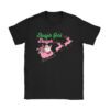 Groovy Pink Christmas Coffee Sleigh Girl Sleigh Xmas Holiday T-Shirt
