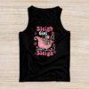 Groovy Pink Christmas Coffee Sleigh Girl Sleigh Xmas Holiday Tank Top