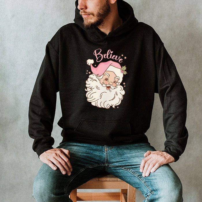 Groovy-Vintage-Pink-Santa-Claus-Believe-Christmas-Women-Kids-Hoodie-2 Groovy Vintage Pink Santa Claus Believe Christmas Women Kids Hoodie 2 2