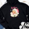 Groovy Vintage Pink Santa Claus Believe Christmas Women Kids Hoodie