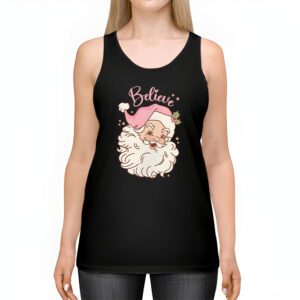 Groovy Vintage Pink Santa Claus Believe Christmas Women Kids Tank Top 2 Groovy Vintage Pink Santa Claus Believe Christmas Women Kids Tank Top 2 2