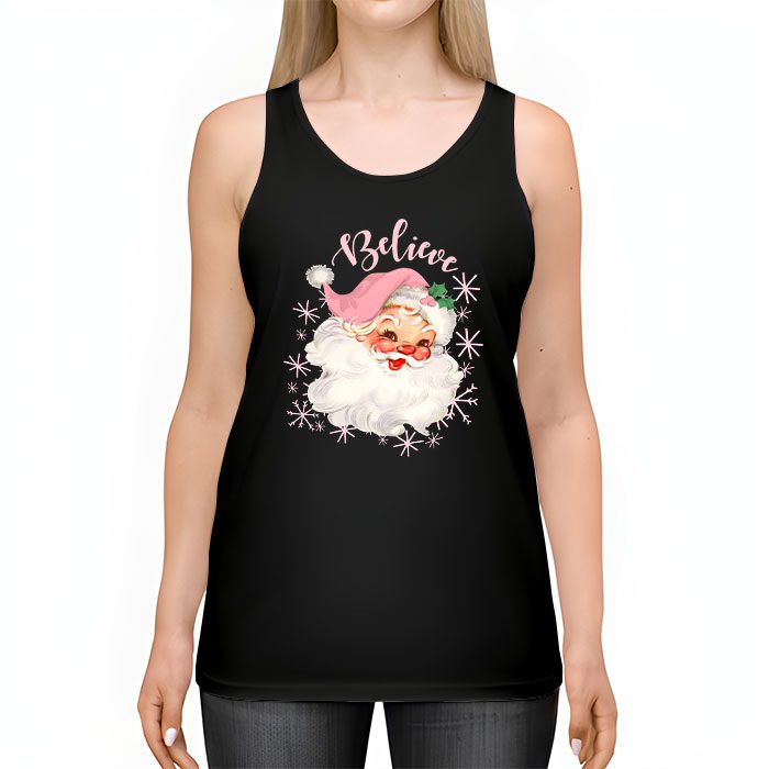 Groovy-Vintage-Pink-Santa-Claus-Believe-Christmas-Women-Kids-Tank-Top-2 Groovy Vintage Pink Santa Claus Believe Christmas Women Kids Tank Top 2 3