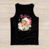 Groovy Vintage Pink Santa Claus Believe Christmas Women Kids Tank Top