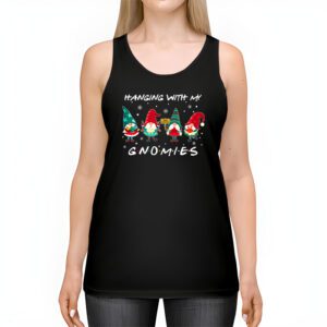 Hanging With My Gnomies Funny Christmas Garden Gnome Gifts Tank Top 2 1