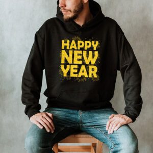 Happy New Year NYE Party 2024 Funny New Years Eve Confetti Hoodie 2