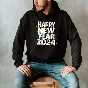 Happy New Year NYE Party 2024 Funny New Years Eve Confetti Hoodie 2 7