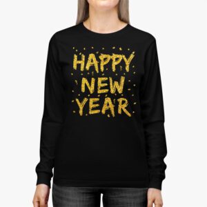 Happy New Year NYE Party 2024 Funny New Years Eve Confetti Longsleeve Tee 2 2