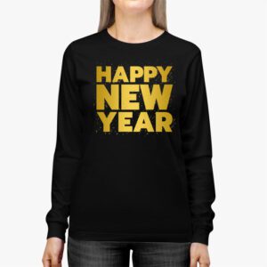 Happy New Year NYE Party 2024 Funny New Years Eve Confetti Longsleeve Tee 2 4