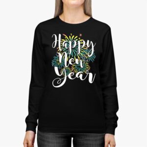 Happy New Year NYE Party 2024 Funny New Years Eve Confetti Longsleeve Tee 2 9