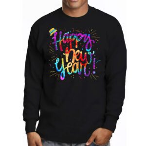 Happy New Year NYE Party 2024 Funny New Years Eve Confetti Longsleeve Tee 3 3