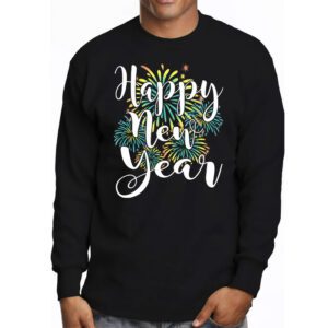 Happy New Year NYE Party 2024 Funny New Years Eve Confetti Longsleeve Tee 3 9