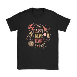 Happy New Year NYE Party 2024 Funny New Years Eve Confetti T-Shirt