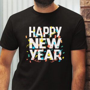 Happy New Year NYE Party 2024 Funny New Years Eve Confetti T Shirt 2 8