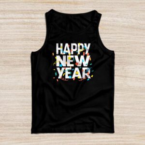 Happy New Year NYE Party 2024 Funny New Years Eve Confetti Tank Top