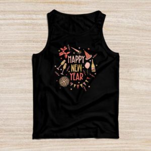 Happy New Year NYE Party 2024 Funny New Years Eve Confetti Tank Top