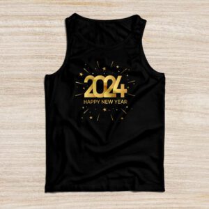 Happy New Year NYE Party 2024 Funny New Years Eve Confetti Tank Top