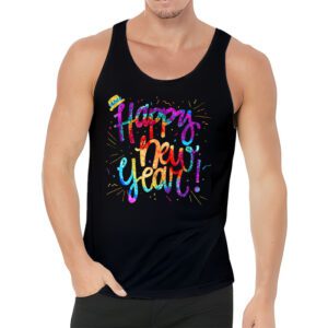 Happy New Year NYE Party 2024 Funny New Years Eve Confetti Tank Top 3 3