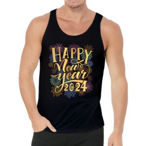 Happy New Year NYE Party 2024 Funny New Years Eve Confetti Tank Top 3 6