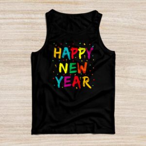 Happy New Year NYE Party 2024 Funny New Years Eve Confetti Tank Top