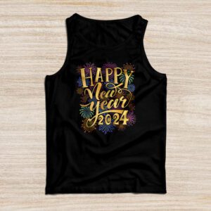 Happy New Year NYE Party 2024 Funny New Years Eve Confetti Tank Top