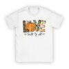 Hello Fall Pumpkin Love Fall Y'All Leopard Peace Love Fall T-Shirt