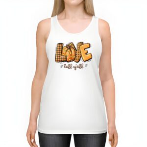 Hello Fall Pumpkin Love Fall YAll Leopard Peace Love Fall Tank Top 2 2