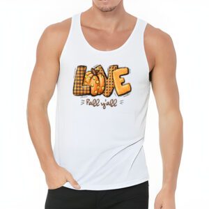 Hello Fall Pumpkin Love Fall YAll Leopard Peace Love Fall Tank Top 3 2