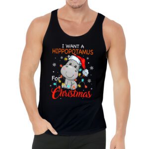 I Want A Hippopotamus For Christmas Xmas Hippo for Kid Women Tank Top 3 I Want A Hippopotamus For Christmas Xmas Hippo for Kid Women Tank Top 3 2