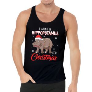 I Want A Hippopotamus For Christmas Xmas Hippo for Kid Women Tank Top 3 I Want A Hippopotamus For Christmas Xmas Hippo for Kid Women Tank Top 3 5