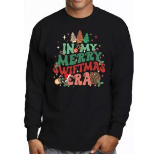 In My Merry Swiftmas Era Christmas Tree Snowflake Xmas Retro Longsleeve Tee 3