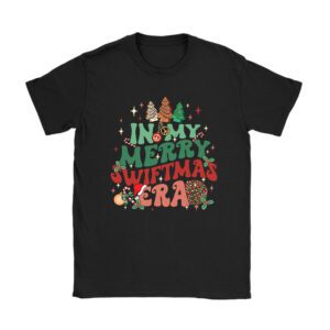 In My Merry Swiftmas Era Christmas Tree Snowflake Xmas Retro T-Shirt