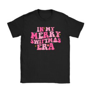 In My Merry Swiftmas Era Christmas Tree Snowflake Xmas Retro T-Shirt