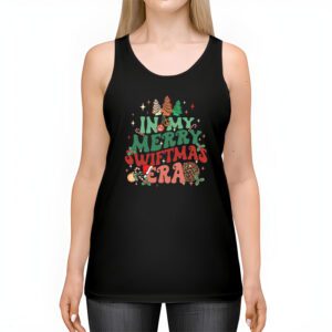In My Merry Swiftmas Era Christmas Tree Snowflake Xmas Retro Tank Top 2