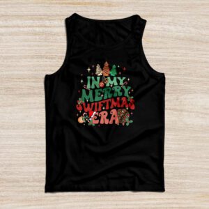 In My Merry Swiftmas Era Christmas Tree Snowflake Xmas Retro Tank Top