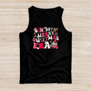 In My Merry Swiftmas Era Christmas Tree Snowflake Xmas Retro Tank Top