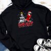 Is This Jolly Enough Black Cat Merry Christmas Tree Lights Hoodie