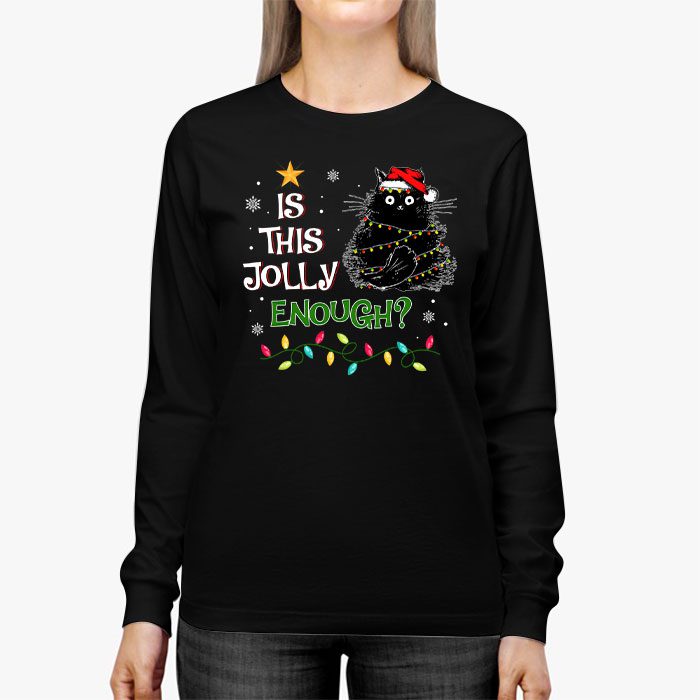 Is-This-Jolly-Enough-Black-Cat-Merry-Christmas-Tree-Lights-Longsleeve-Tee-2 Is This Jolly Enough Black Cat Merry Christmas Tree Lights Longsleeve Tee 2