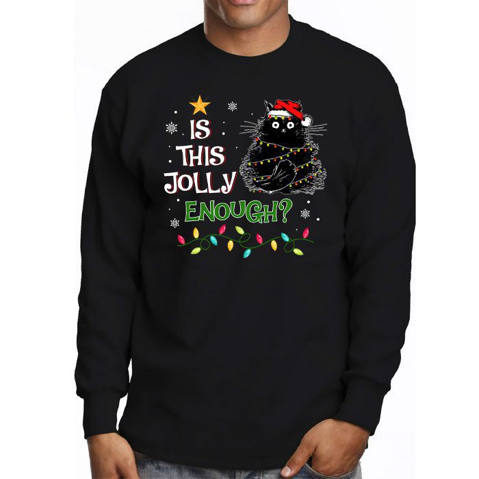 Is-This-Jolly-Enough-Black-Cat-Merry-Christmas-Tree-Lights-Longsleeve-Tee-3 Is This Jolly Enough Black Cat Merry Christmas Tree Lights Longsleeve Tee 3