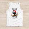It's Fine I'm Fine Everything Is Fine Christmas Cat Santa Tank Top
