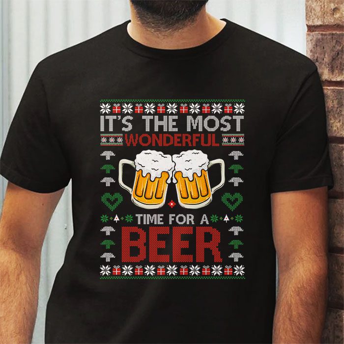 Its-The-Most-Wonderful-Time-For-A-Beer-Santa-Hat-Christmas-T-Shirt-2 Its The Most Wonderful Time For A Beer Santa Hat Christmas T Shirt 2 4