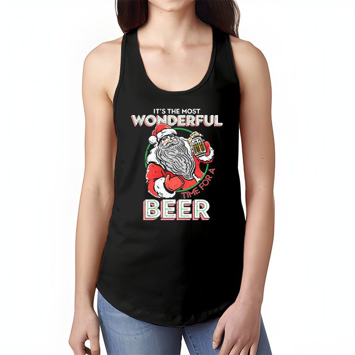 Its-The-Most-Wonderful-Time-For-A-Beer-Santa-Hat-Christmas-Tank-Top-1 Its The Most Wonderful Time For A Beer Santa Hat Christmas Tank Top 1 5