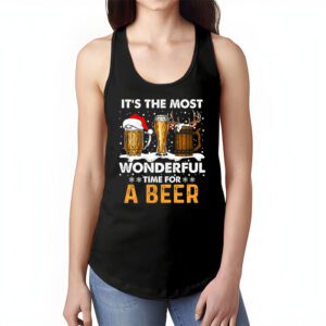 It's The Most Wonderful Time For A Beer Santa Hat Christmas Tank Top 1 Its The Most Wonderful Time For A Beer Santa Hat Christmas Tank Top 1 7