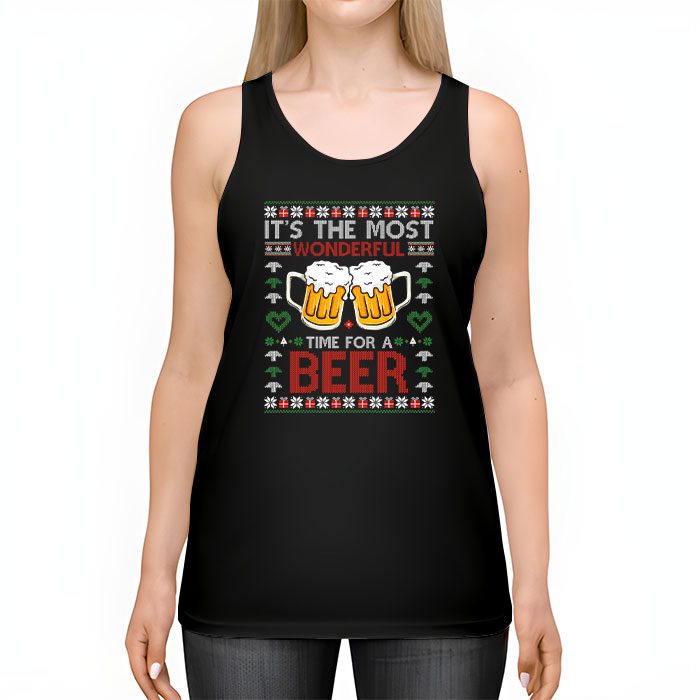 Its-The-Most-Wonderful-Time-For-A-Beer-Santa-Hat-Christmas-Tank-Top-2 Its The Most Wonderful Time For A Beer Santa Hat Christmas Tank Top 2 4